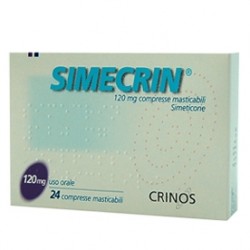 Simecrin - Gonfiore e Meteorismo - 24 compresse masticabili - 120 mg Simecrin - Gonfiore e Meteorismo - 24 compresse masticabili - 120 mg