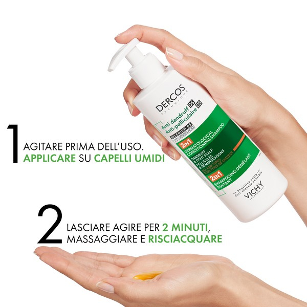 Vichy Dercos Trattamento Antiforfora 2in1 Shampoo+Balsamo 400ml Vichy Dercos Trattamento Antiforfora 2in1 Shampoo+Balsamo 400ml