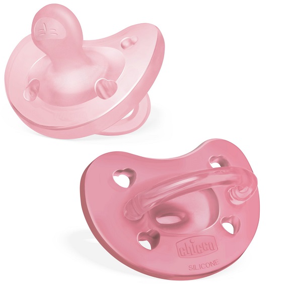CHICCO Gommotto Physio Silic.Rosa  6-16m 2pz