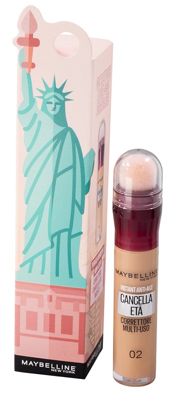 MAYBELLINE NEW YORK - CONFEZIONE REGALO 2025 IN THE CITY DI MAYBELLINE NEW YORK CORRETTORE IL CANCELLA ETA' NUDE (02)