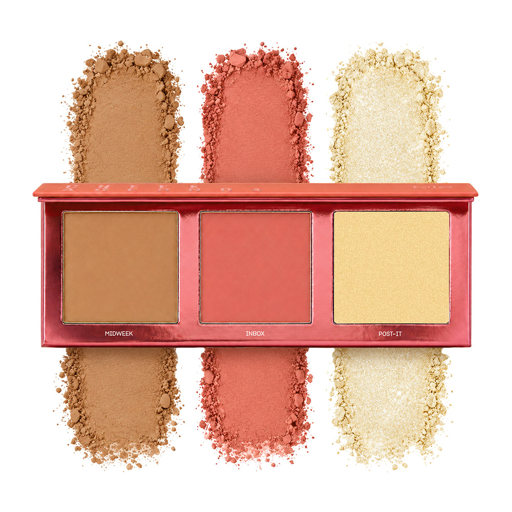 Mia Make Up Cheek Agenda - Palette 3 In 1 Viso N.02 Medium
