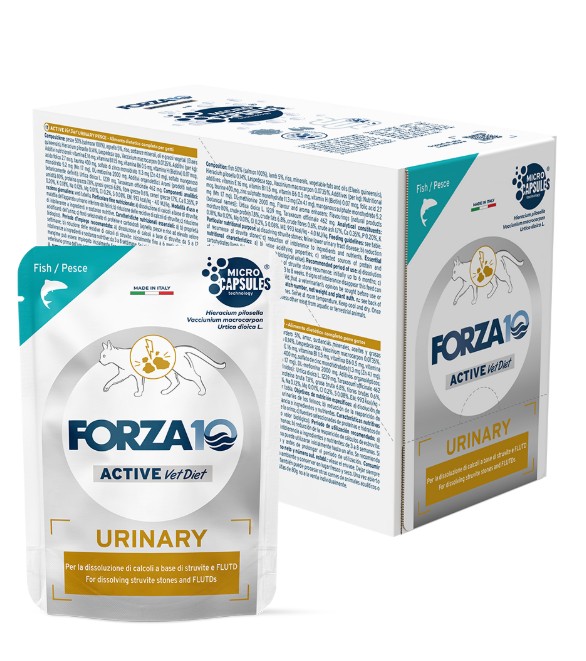FORZA10 GATTO DIET URINARY ACTIVE PESCE 80GR (bustina)