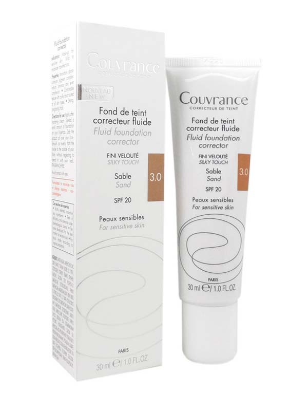 Avène Couvrance Fondotinta Correttore Fluido Sabbia 30 ml Avène Couvrance Fondotinta Correttore Fluido Sabbia 30 ml