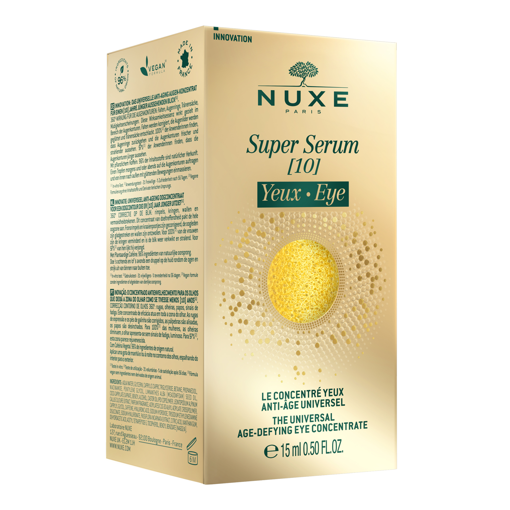 Nuxe - Super Serum [10] Eyes - Concentrato Universale Anti-Età Contorno Occhi 15 ml