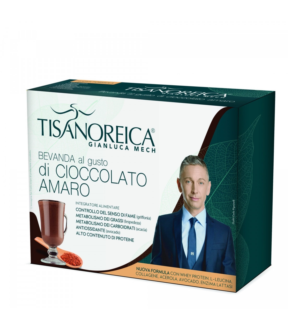 Tisanoreica Bevanda Gusto Cioccolato Amaro 4 Preparati da 34g Tisanoreica Bevanda Gusto Cioccolato Amaro 4 Preparati da 34g