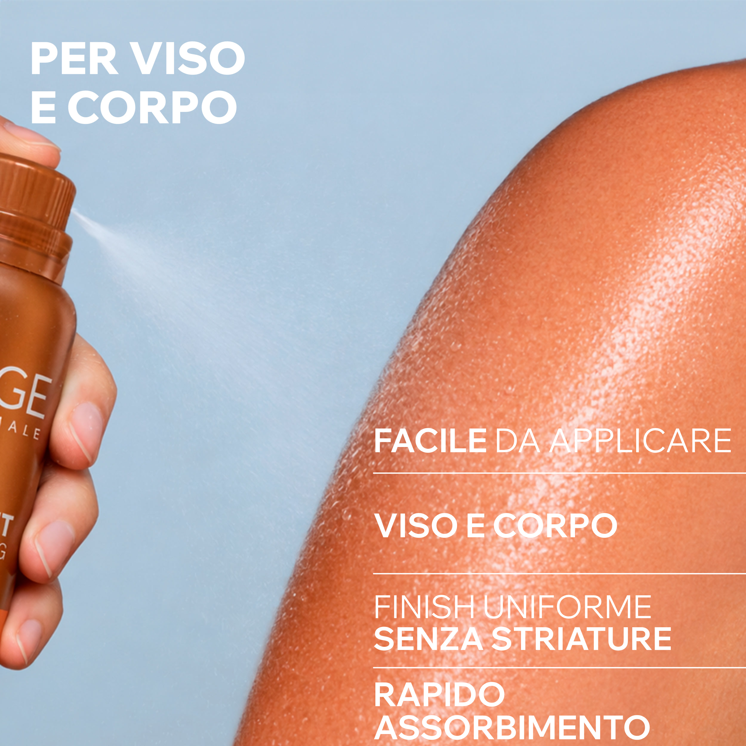 Uriage - Bariésun Spray Autoabbronzante Idratante E Illuminante Viso E Corpo Per Pelle Sensibile 100 ml