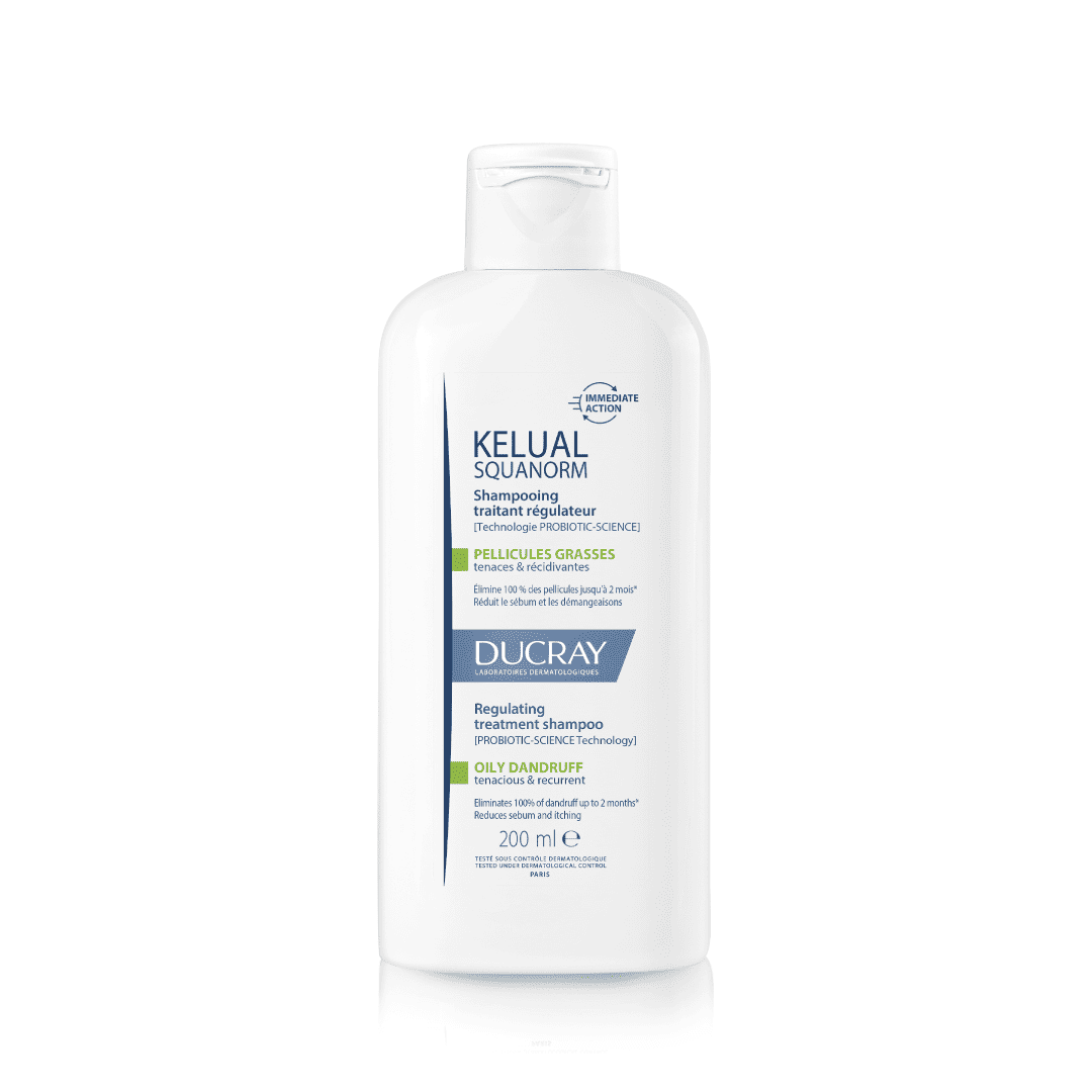 Ducray Shampoo Trattante Regolatore - Forfora Grassa KELUAL SQUANORM 200 ml