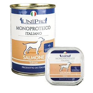 UNIPRO CANE MONOPROTEICO SALMONE 400GR (lattina)