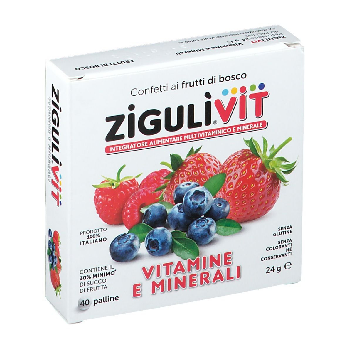 ZiguliVit Integratore Vitamine e Minerali Gusto Frutti Di Bosco 24 g ZiguliVit Integratore Vitamine e Minerali Gusto Frutti Di Bosco 24 g