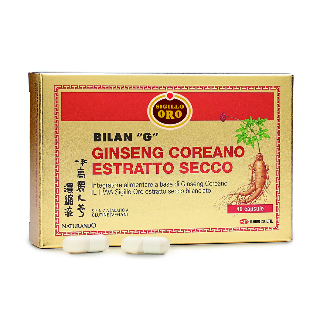 Naturando Ginseng Bilan-G Integratore 40 Capsule Naturando Ginseng Bilan-G Integratore 40 Capsule