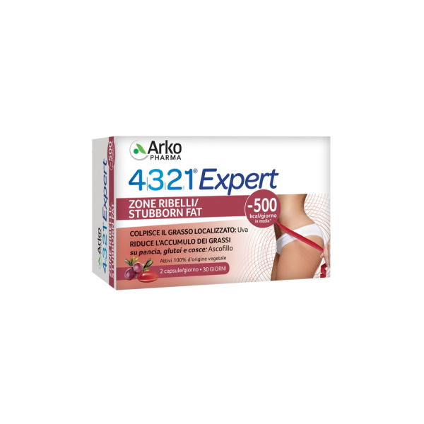 Arkopharma 4321 Expert Integratore Snellente 60 capsule Arkopharma 4321 Expert Integratore Snellente 60 capsule