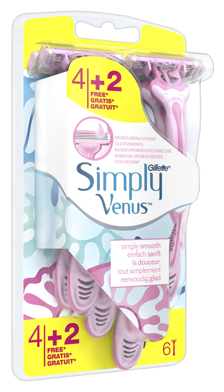 GILLETTE VENUS SIMPL3 4PZ+2GR GILLETTE VENUS SIMPL3 4PZ+2GR