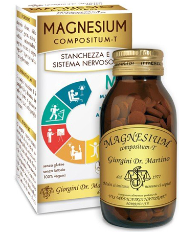 Dr. Giorgini Magnesium Compositum-T Integratore Stanchezza e Nervosismo 140 Pastiglie Dr. Giorgini Magnesium Compositum-T Integratore Stanchezza e Nervosismo 140 Pastiglie