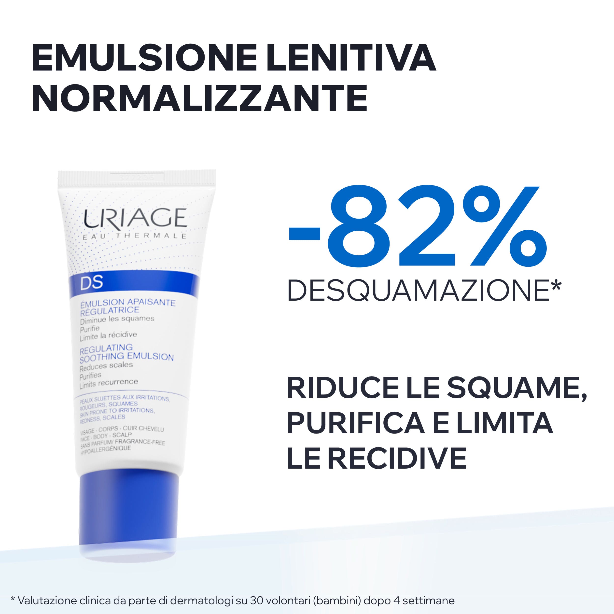 Uriage - DS Émulsion - Trattamento Regolatore Per Pelle Irritata 40 ml