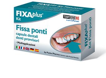 Fixaplus Kit Fissa Ponti Capsule Dentali per Denti Provvisori Fixaplus Kit Fissa Ponti Capsule Dentali per Denti Provvisori