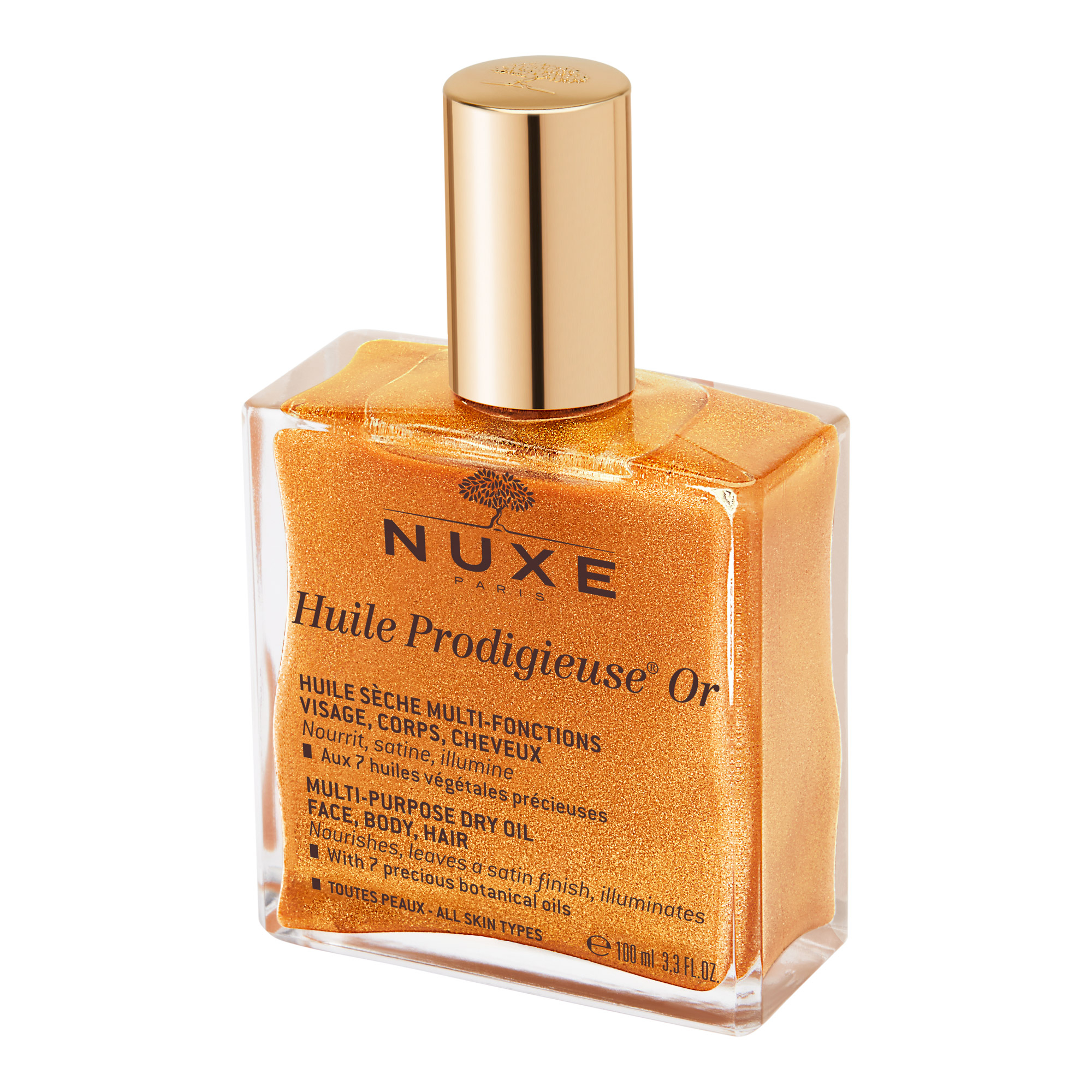 Nuxe Huile Prodigieuse Or - Olio secco spray per viso corpo e capelli - 100 ml