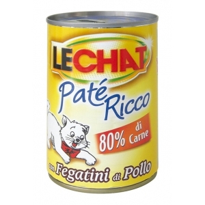 LECHAT GATTO PATE' FEGATINI DI POLLO 400GR (lattina)