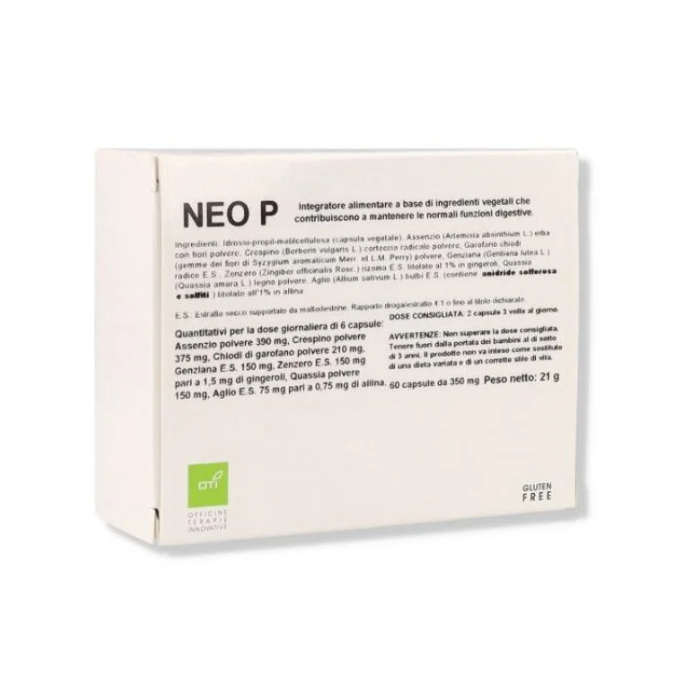 Oti Neo P Integratore Digestivo 60 Capsule