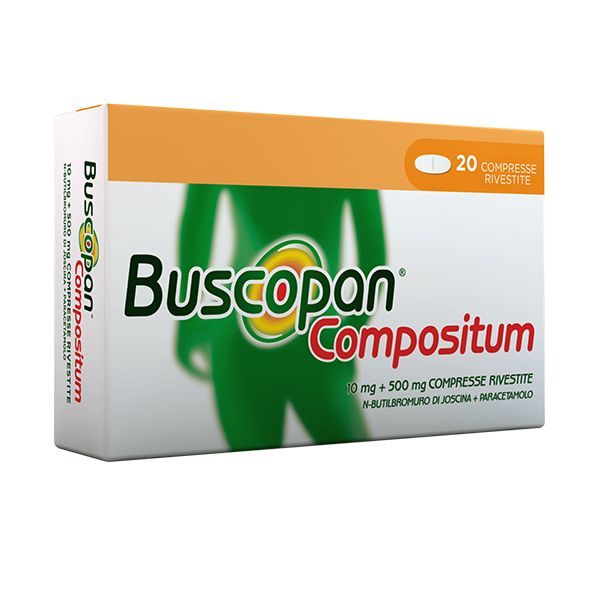 Buscopan Compositum 10mg + 500mg 20 Compresse Rivestite