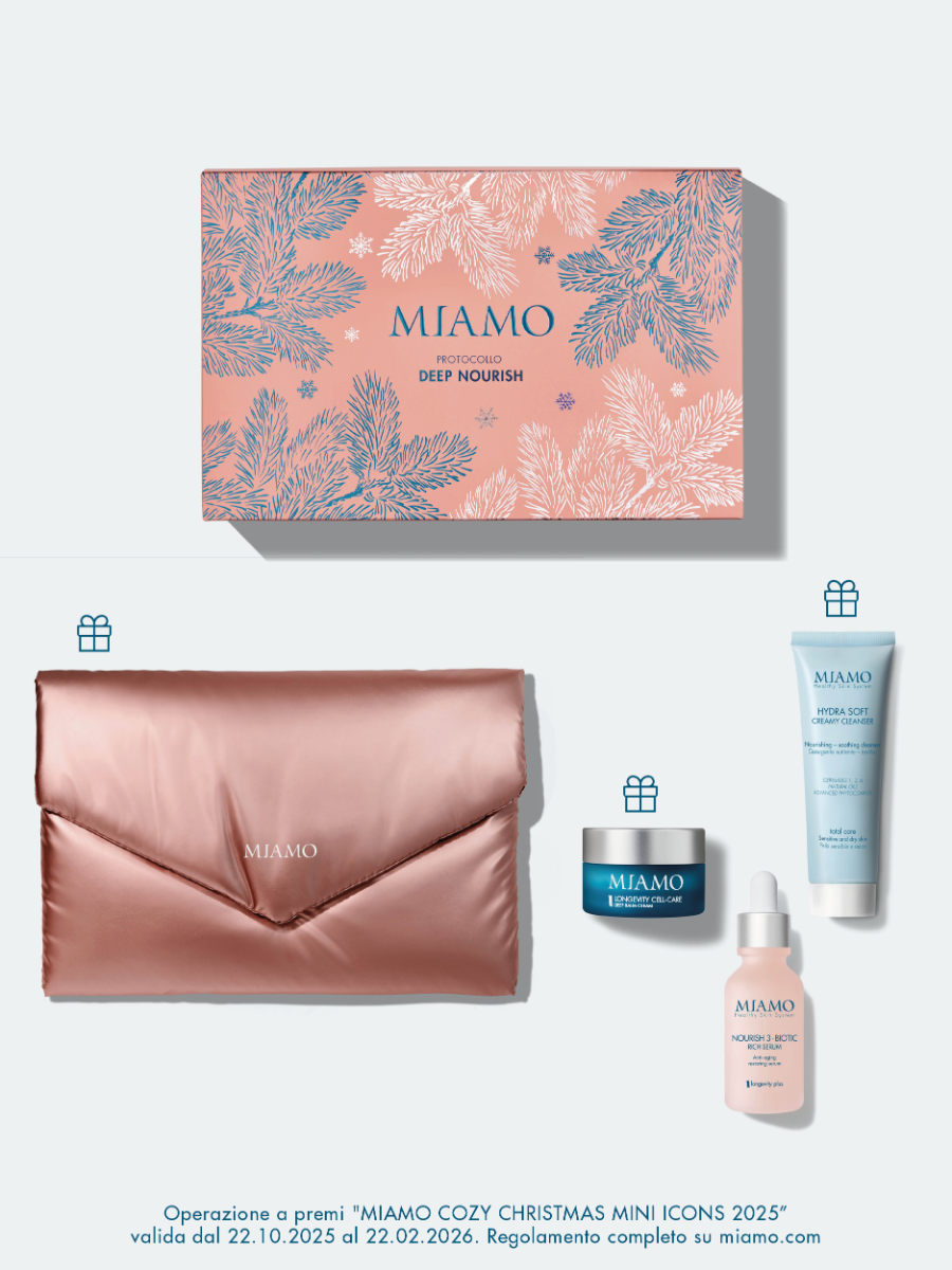 Miamo cofanetto deep Nourish - Nourish 3-Biotic serum 30 ml + omaggi
