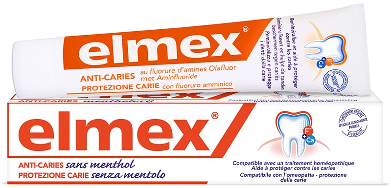 Elmex Senza Mentolo Dentifricio Anti-placca 75 ml Elmex Senza Mentolo Dentifricio Anti-placca 75 ml