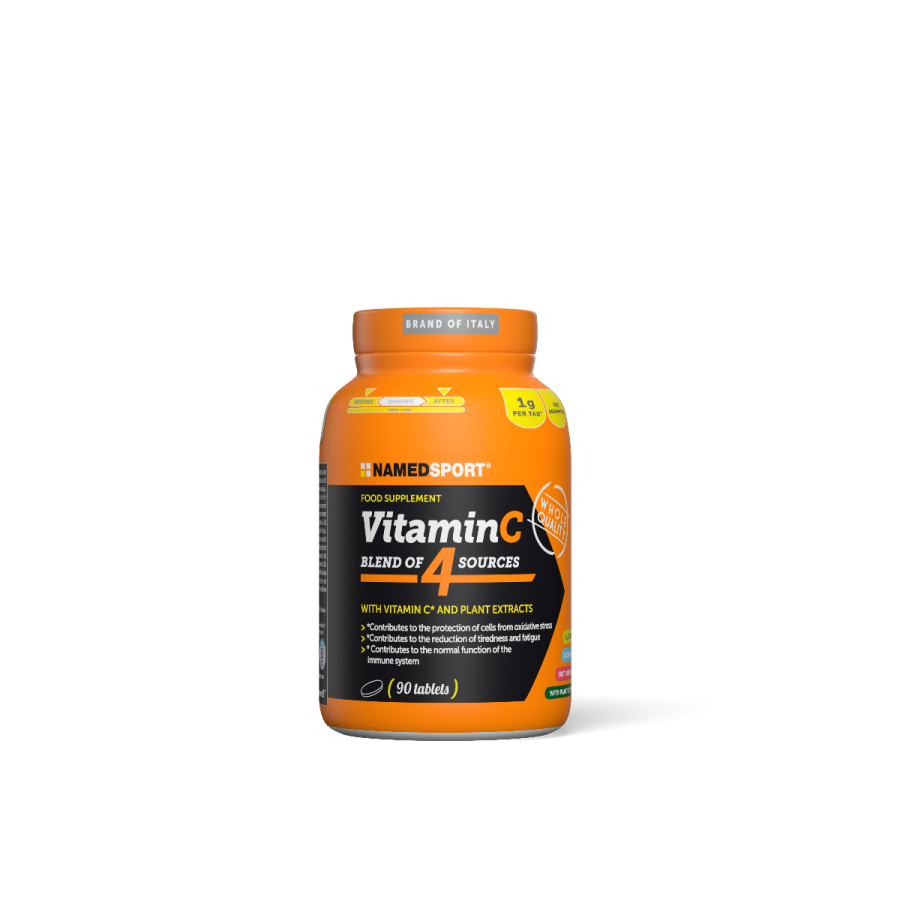 Named Sport Vitamin C 4 Natural Blend 90 Compresse - Integratore di Vitamina C