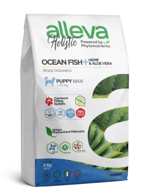 ALLEVA HOLISTIC DOG PUPPY/JUNIOR FISH MAXI KG 2 - P00228