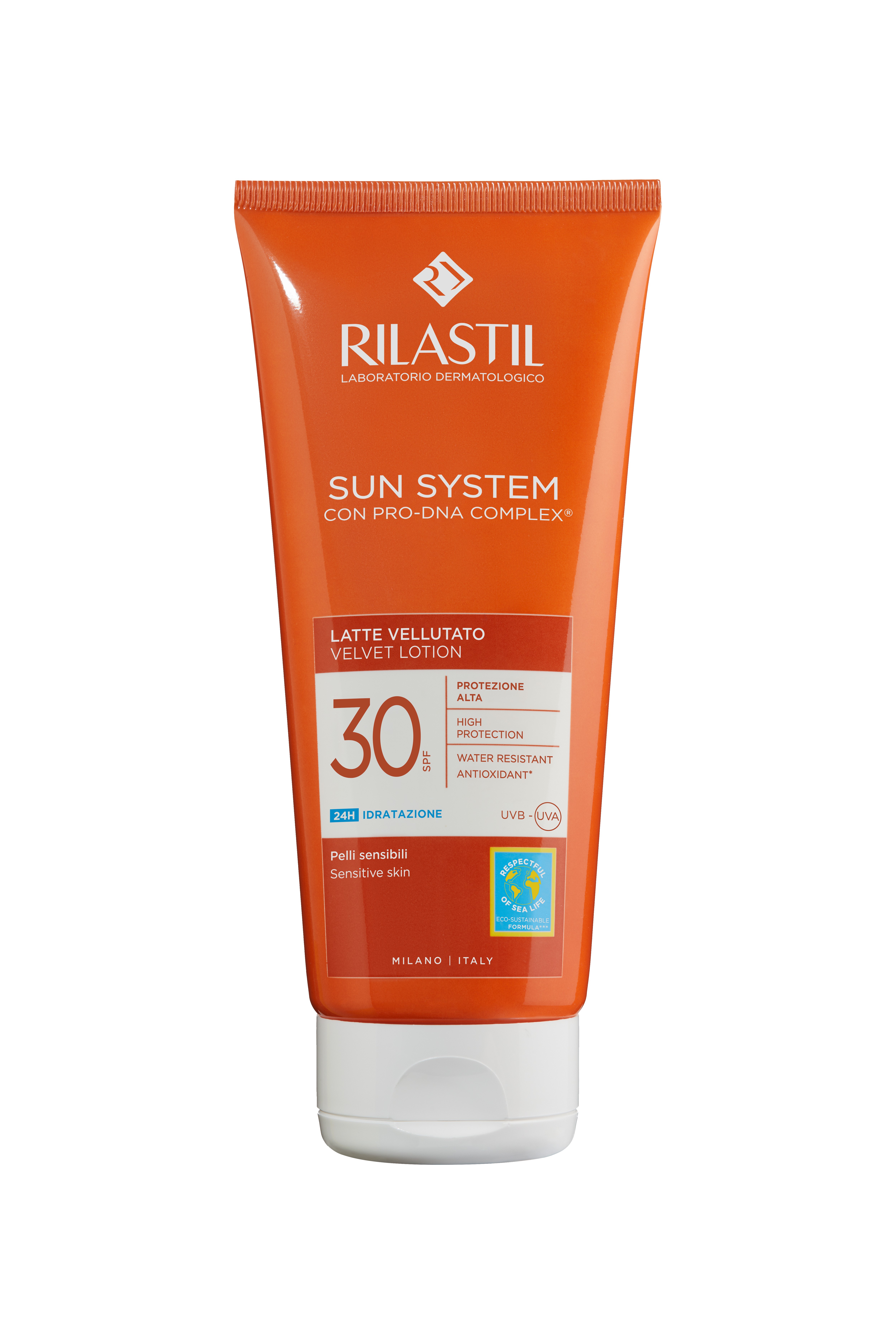 Rilastil Sun System - Latte Vellutato SPF30 Per Pelle Sensibile 200 ml