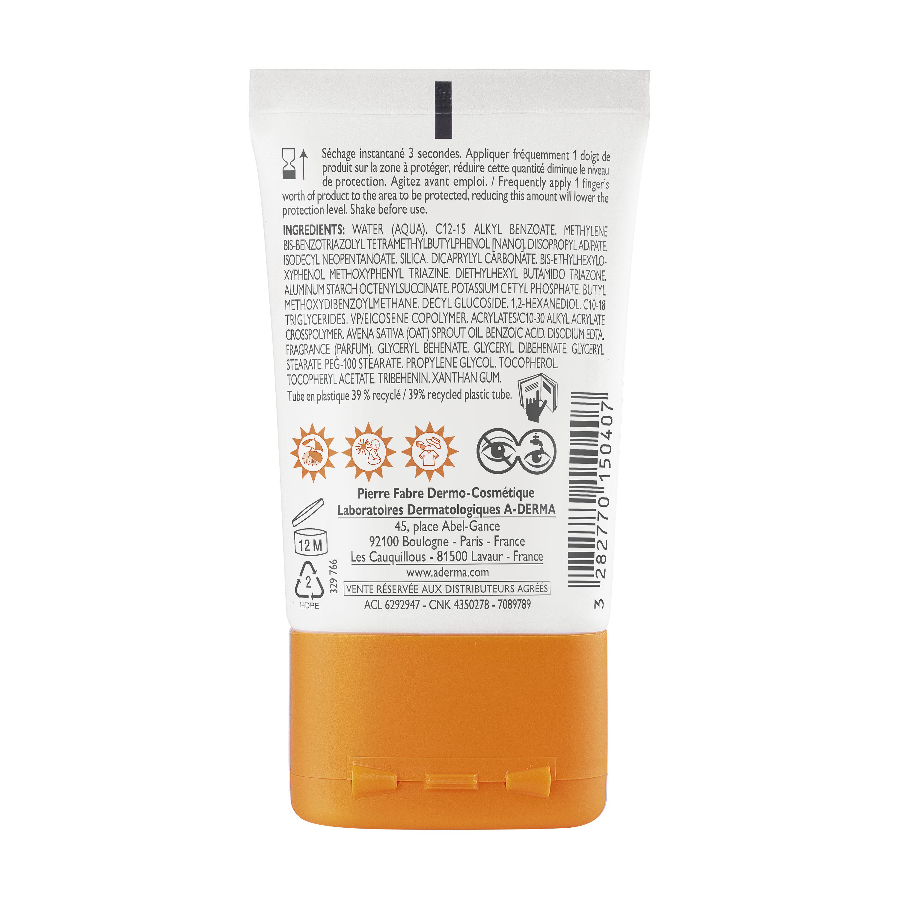 A-Derma Protect - Fluido Solare Invisibile SPF50+ Pocket 30 ml 