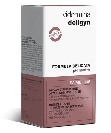 Vidermina Deligyn Salviette Intime Formula Delicata 15 Pezzi
