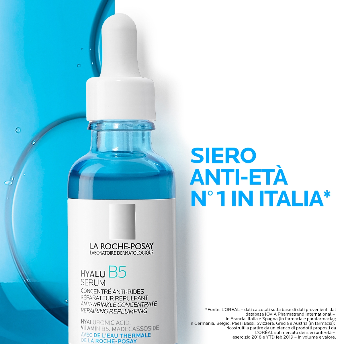 La Roche Posay Hyalu B5 Siero anti-rughe rimpolpante con acido ialuronico 30 ml La Roche Posay Hyalu B5 Siero anti-rughe rimpolpante con acido ialuronico 30 ml