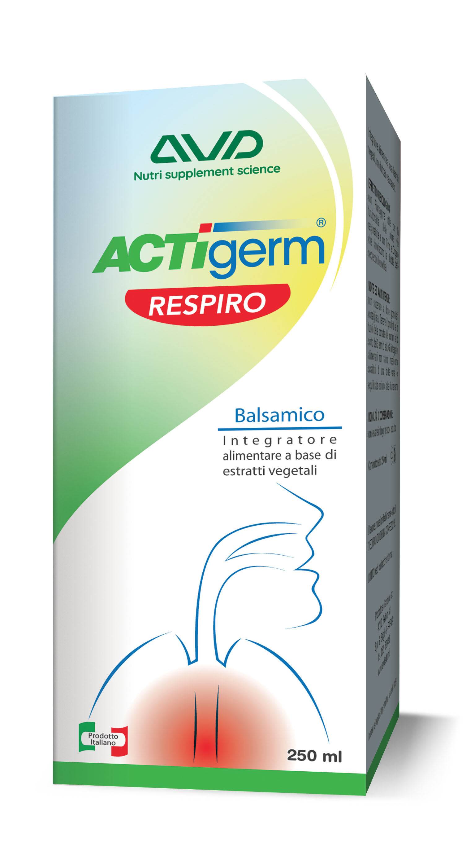 AVD Reform Actigerm Respiro Sciroppo Integratore per Vie Respiratorie 250 ml