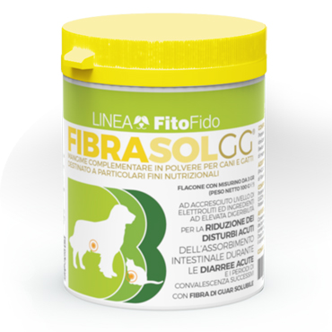 Trebifarma Fibrasol GG Integratore Fibre Vegetali Cani E Gatti 100 g Trebifarma Fibrasol GG Integratore Fibre Vegetali Cani E Gatti 100 g