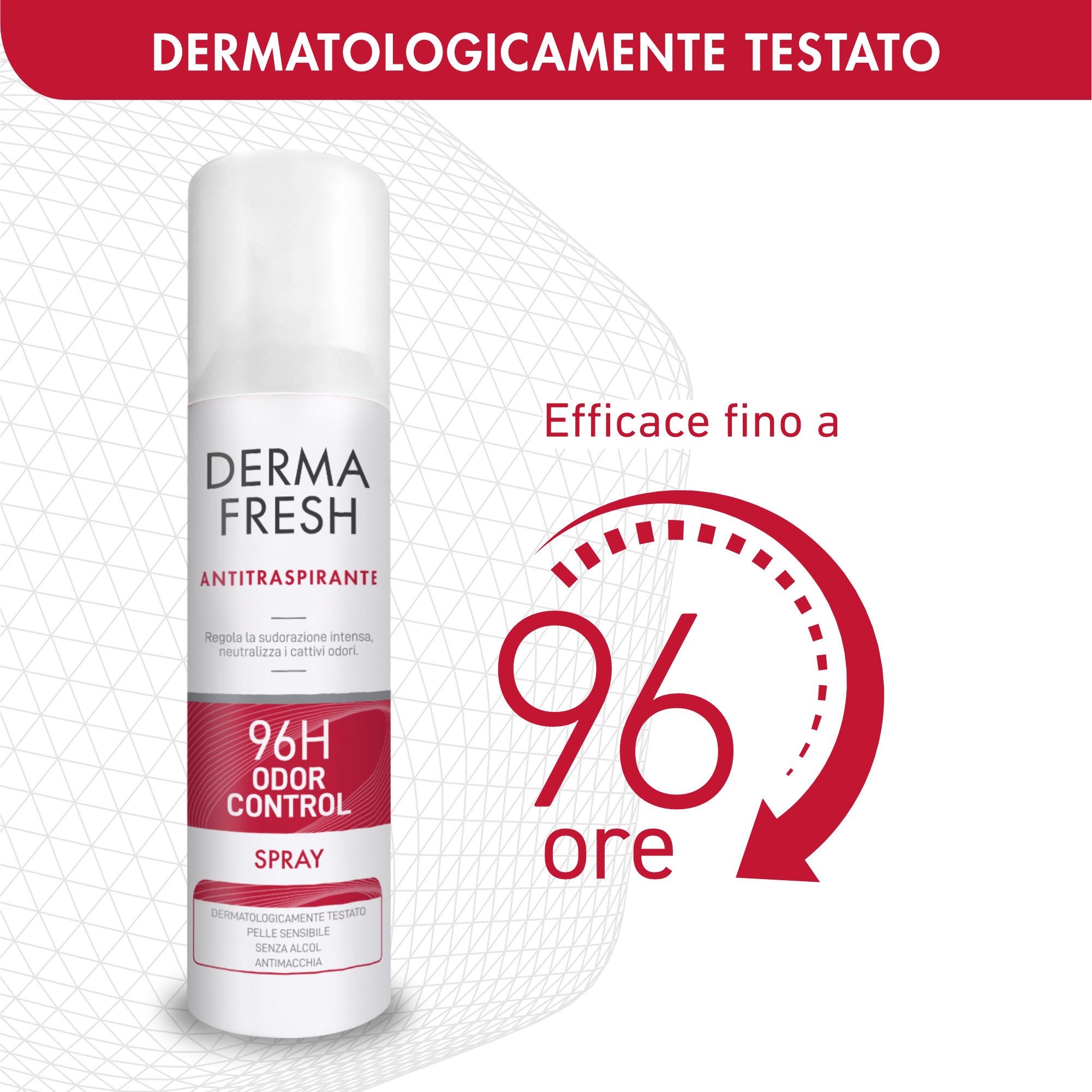 Dermafresh 96H Odor Control - Spray Antitraspirante 150 ml