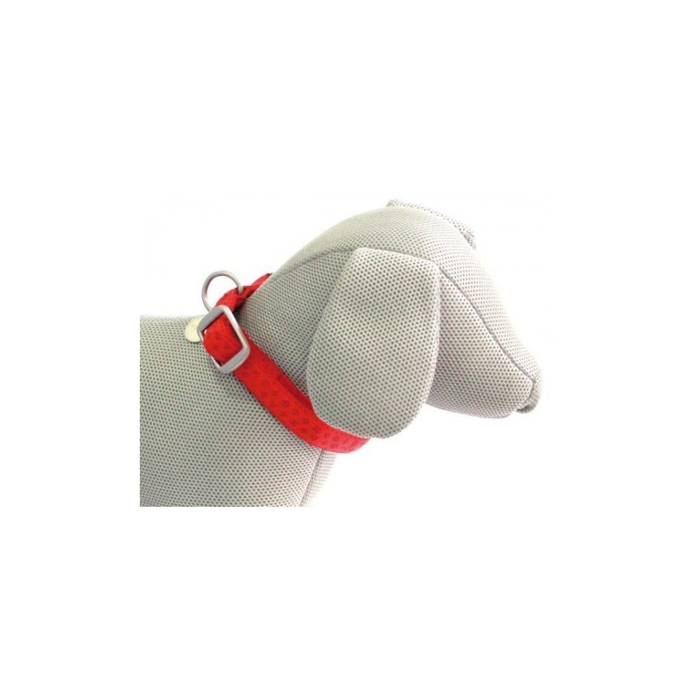 CROCI COLLARE MYLORD SIMILPELLE REGOLABILE ROSSO 20MMx35/50CM (REF. C5079301)