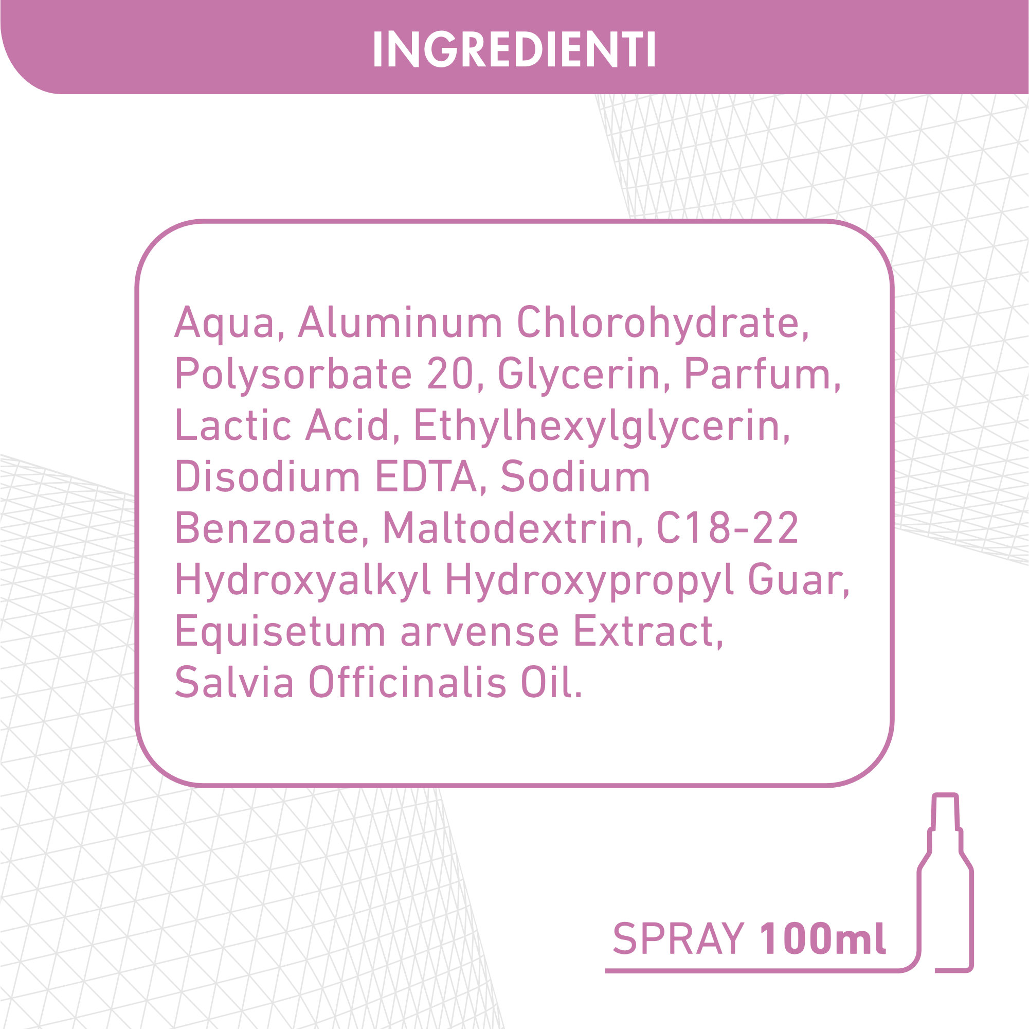 Dermafresh 72H Ipersudorazione - Spray Antitraspirante 100 ml