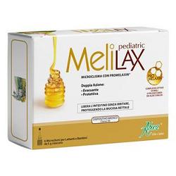Melilax Pediatric - Microclismi per Bambini - 6 Pezzi - DISPOSITIVO MEDICO Classe II b Melilax Pediatric - Microclismi per Bambini - 6 Pezzi - DISPOSITIVO MEDICO Classe II b
