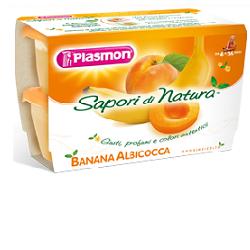 Plasmon Omogeneizzati Di Frutta Sapori Di Natura All'Albicocca E Banana 4x100 g +6m Plasmon Omogeneizzati Di Frutta Sapori Di Natura All'Albicocca E Banana 4x100 g +6m