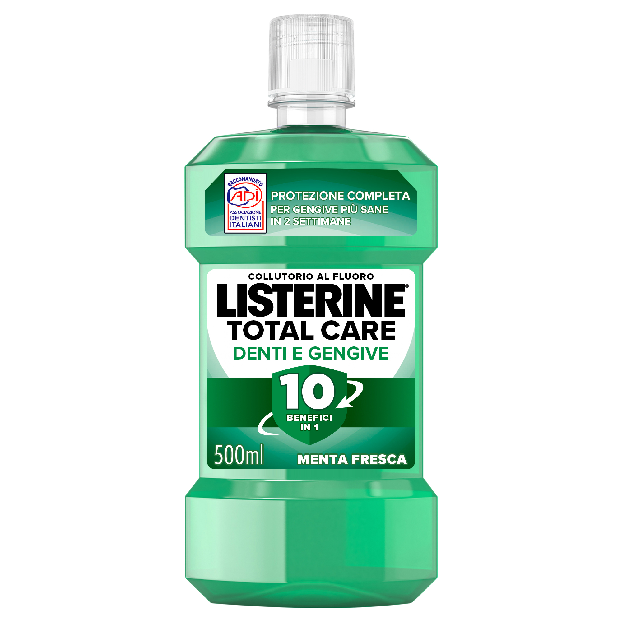 Listerine Total Care Difesa Denti E Gengive - Collutorio Alla Menta 500 ml
