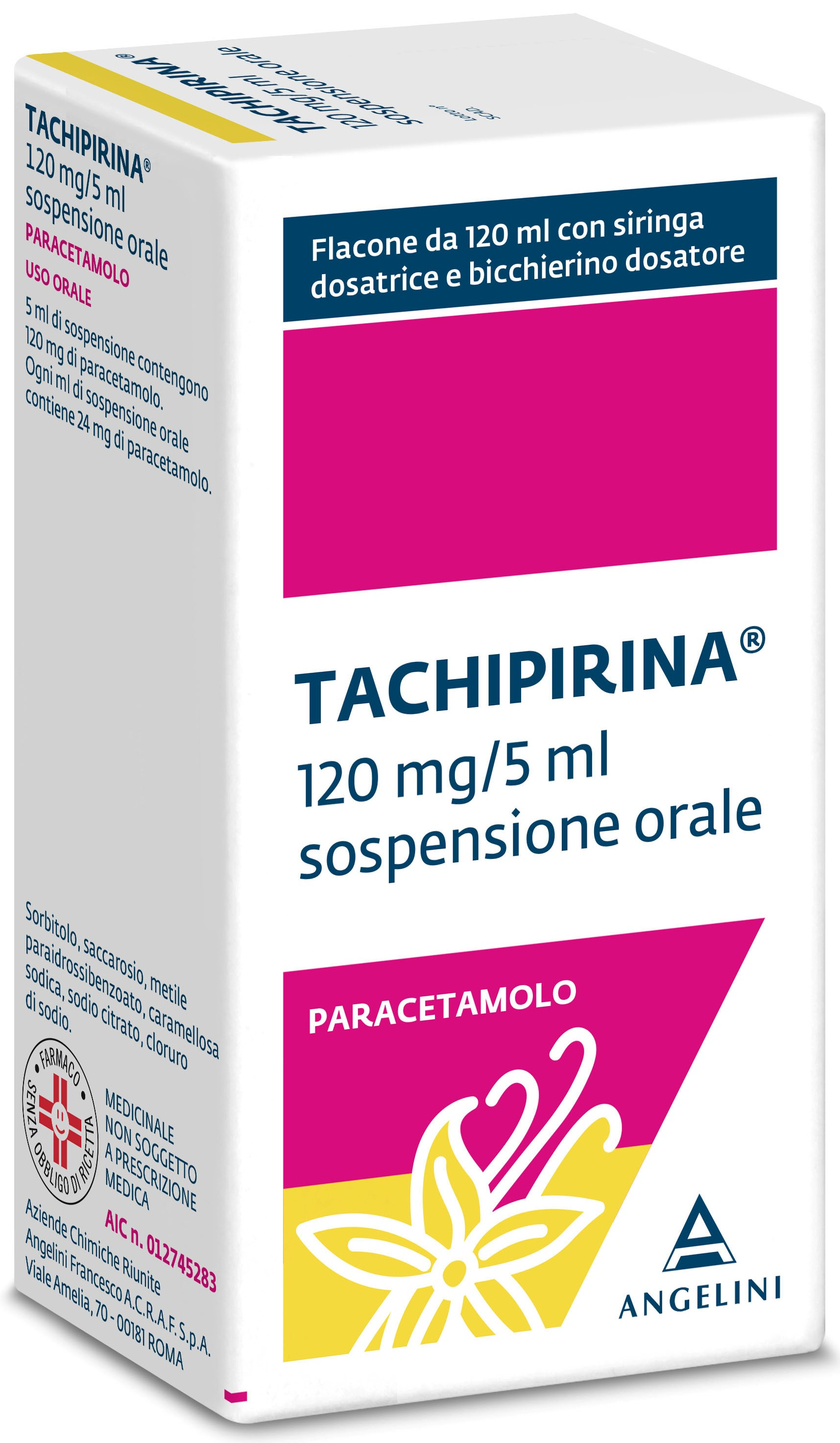 TACHIPIRINA*SOSP 120ML VAN/CAR TACHIPIRINA*SOSP 120ML VAN/CAR
