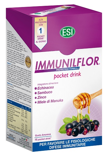 ESI Immunilflor Integratore Sistema Immunitario 16 Pocket Drink