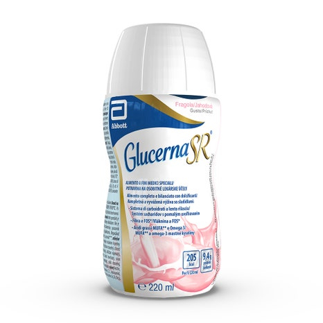 Glucerna SR Alimento a Fini Medici Speciali per Diabetici Fragola 220ml