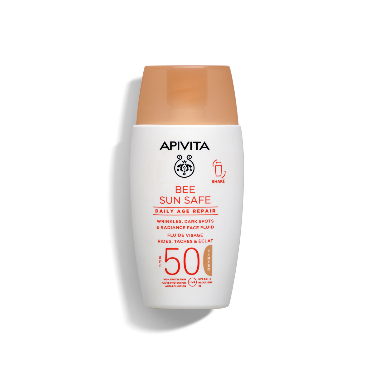 Apivita Bee Sun Safe - Fluido Colorato Anti-Rughe E Anti-Macchie Viso 50 ml