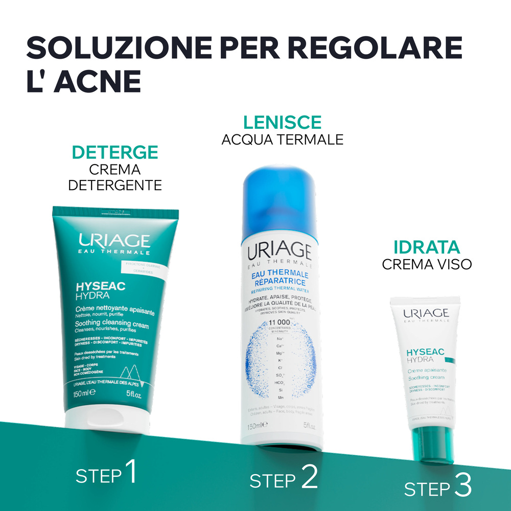Uriage - Hyséac Hydra - Crema Emolliente E Ristrutturante Viso Per Pelle Disidratata 40 ml