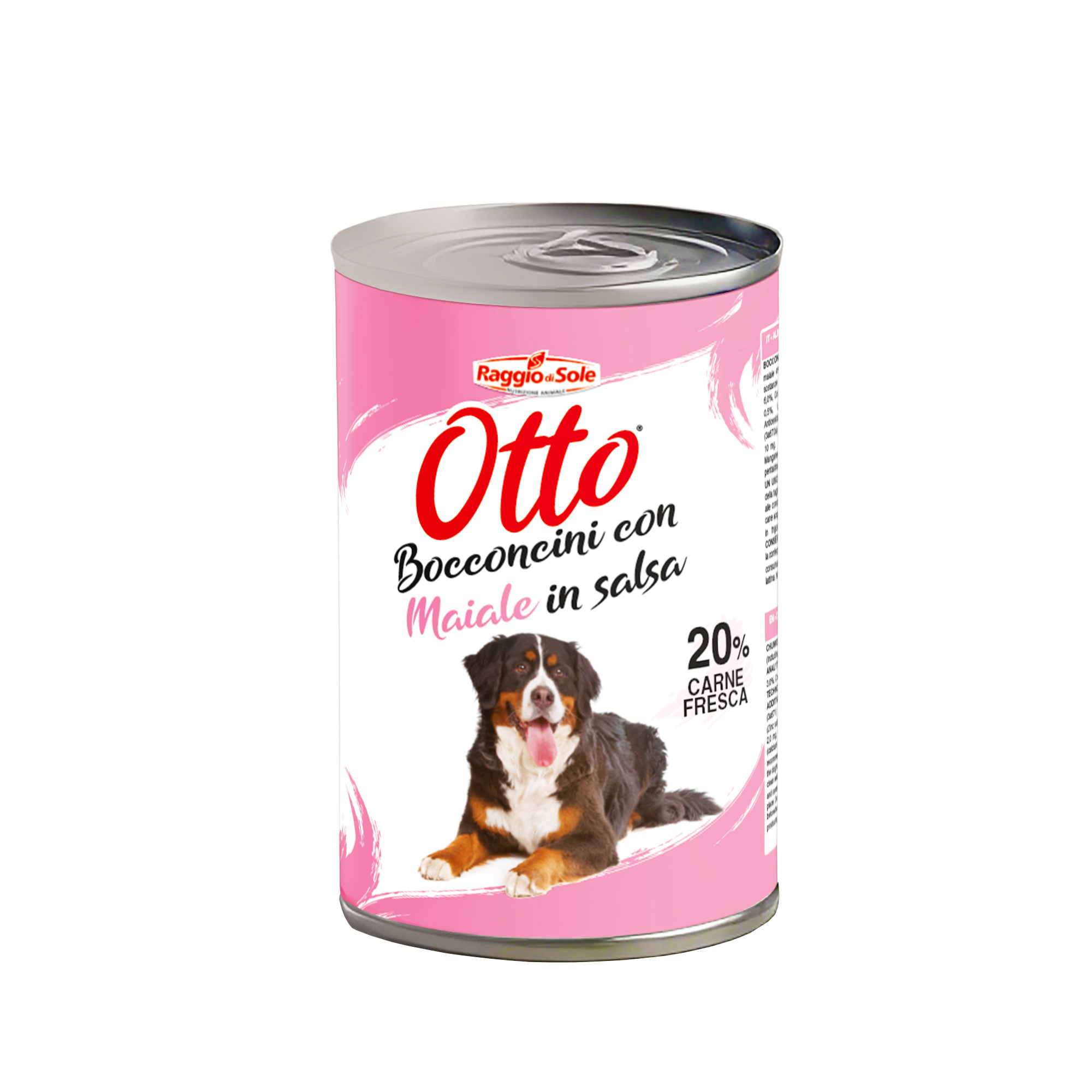 RAGGIO DI SOLE OTTO CANE BOCCONI SALSA MAIALE 415GR (lattina)
