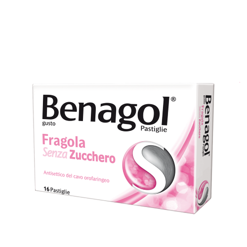 BENAGOL FRAGOLA S/Z 16 PAST. pastiglie mal di gola 