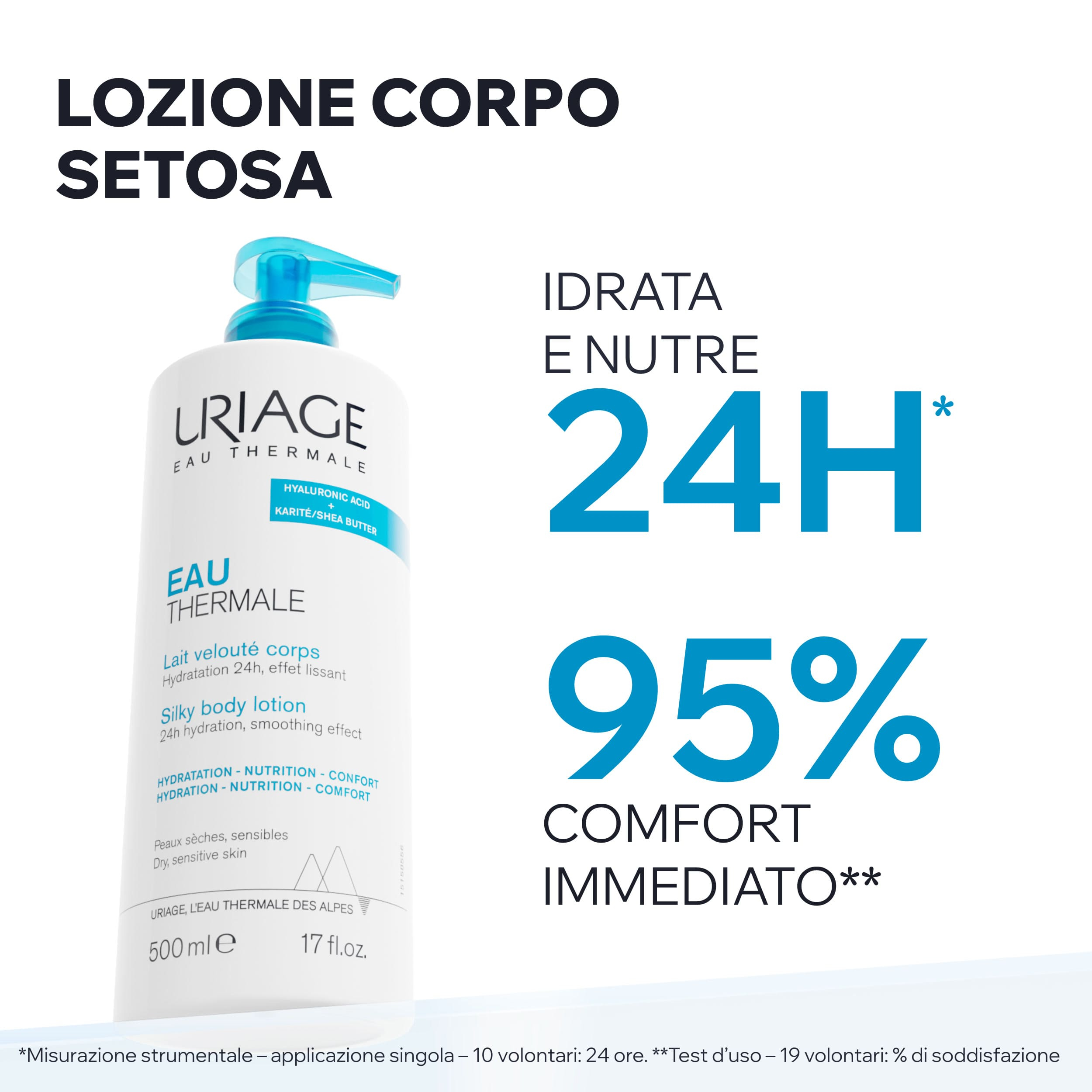 Uriage Eau Thermale Latte vellutato corpo 500ml