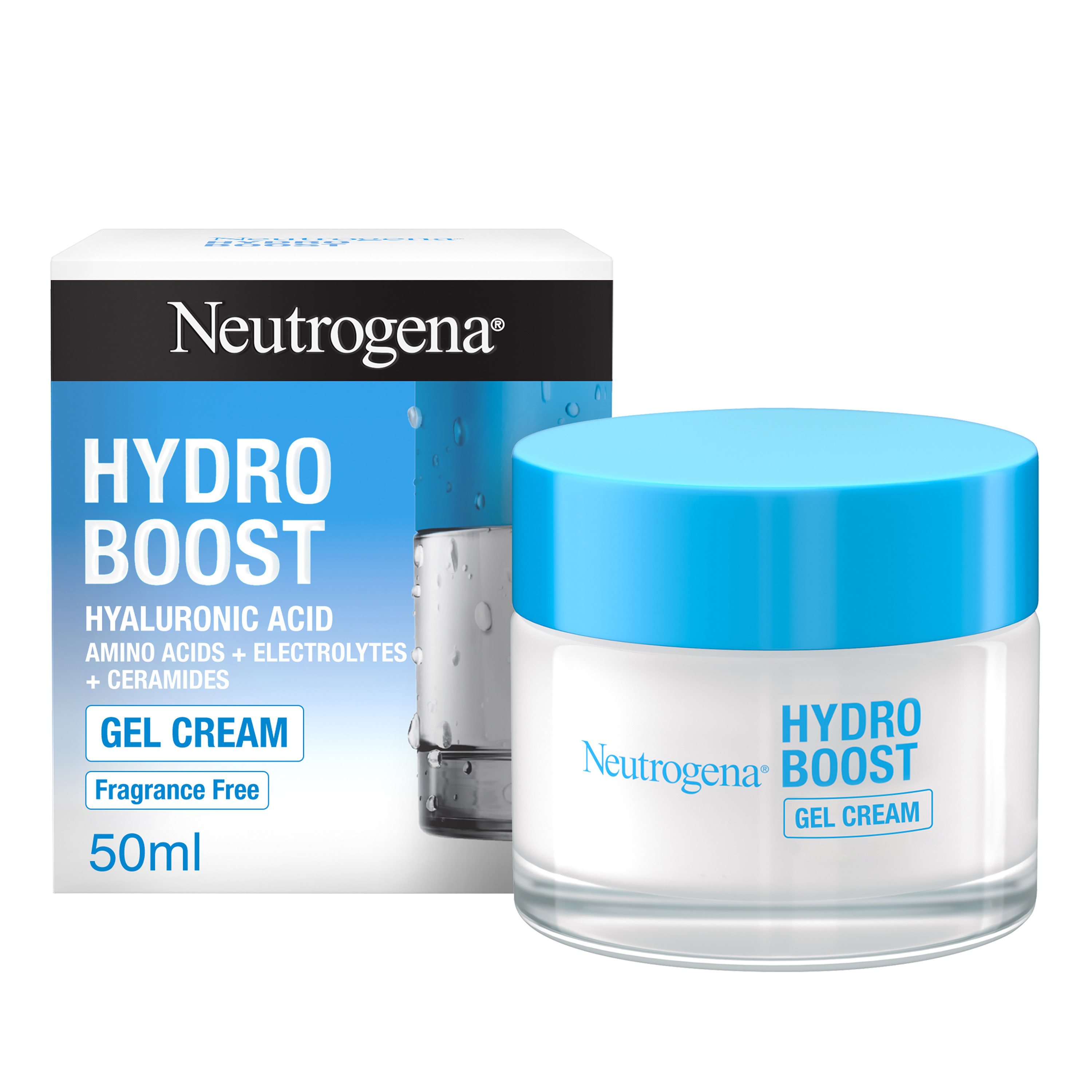 Neutrogena Hydro Boost Crema Gel - Crema Idratante Viso Per Pelle Secca 50 ml