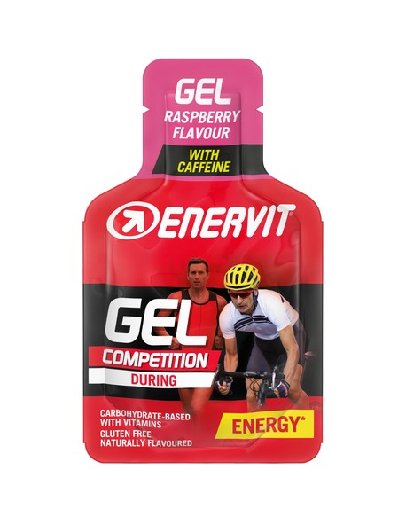 Enervitene Sport Gel Energetico Gusto Lampone Con Caffeina 1 X 25 ml