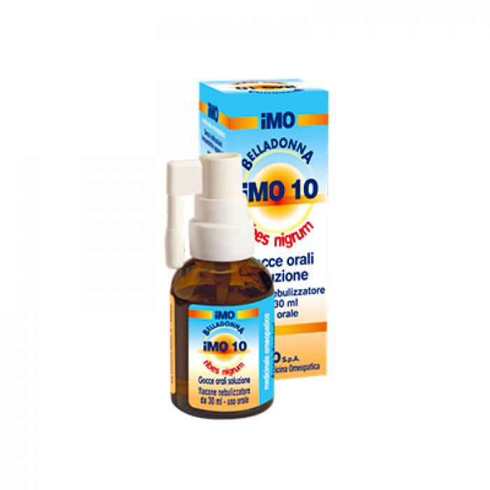 Imo 10 Belladonna Ribes Nigrum Gocce Orali Soluzione Spray 30 ml